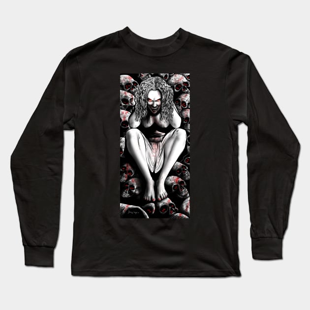 Fright Night Amy Long Sleeve T-Shirt by DougSQ